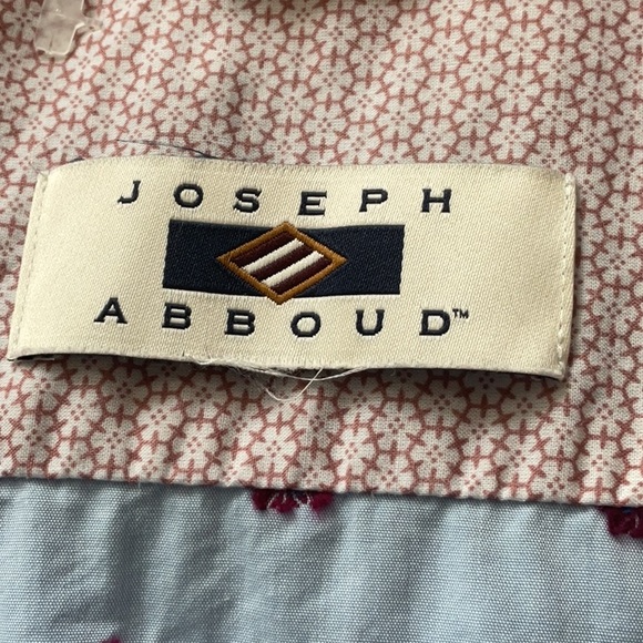 Joseph Abboud Blue and Red Casual Button Down Shirt - Picture 9 of 9